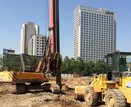 Projek penyahairan pit asas untuk bangunan seni bina