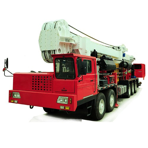 Rig gerudi yang dipasang di trak