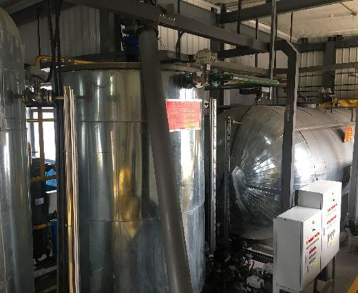 Rawatan gas serombong dandang arang batu