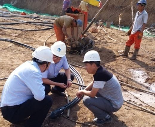Penggunaan sistem pam haba sumber tanah